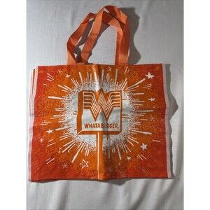 New Large Whataburger Reusable Shopping Tote Bag